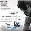 BEFIA 22mm Quickfit Watch Band for Garmin Fenix 5 6 7 Pro Solar Forerunner 935 745 965 955, 22 Breathable Wristband Strap White Blue view 3
