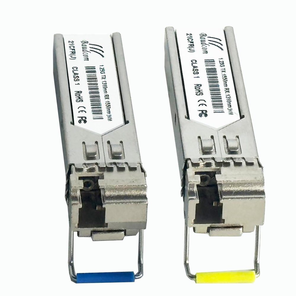 QSFPTEK 1.25G Gigabit SFP Module, 1000BASE-LX/LH sfp to Ethernet, 1310nm 10km DDM Single-Mode LC Mini-GBIC Transceiver for Juniper EX-SFP-1GE-LX/QFX-SFP-1GE-LX