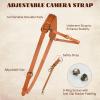 4J LEDR Leather Camera Strap,Single Camera Shoulder Harness for One Camera,Professional Camera Harness for Photographers,Camera Strap Crossbody Quick Release Gear DSLR/SLR,Camera Accessories,TAN view 2