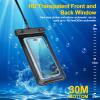 Blueshyhall Waterproof Phone Pouch Screen Touchable Dry Bag, Waterproof Fanny Pack with Adjustable Belt for Beach Vacation Kayak Cruise Accessories (3 Phone Case + 3 Waist Bag) view 4