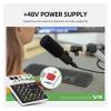 PGNEX Debra V4 4 Channels Audio Mixer With 48V Phantom Power Delay Repaeat Effect For Sound Mixing Console PC Recording view 4