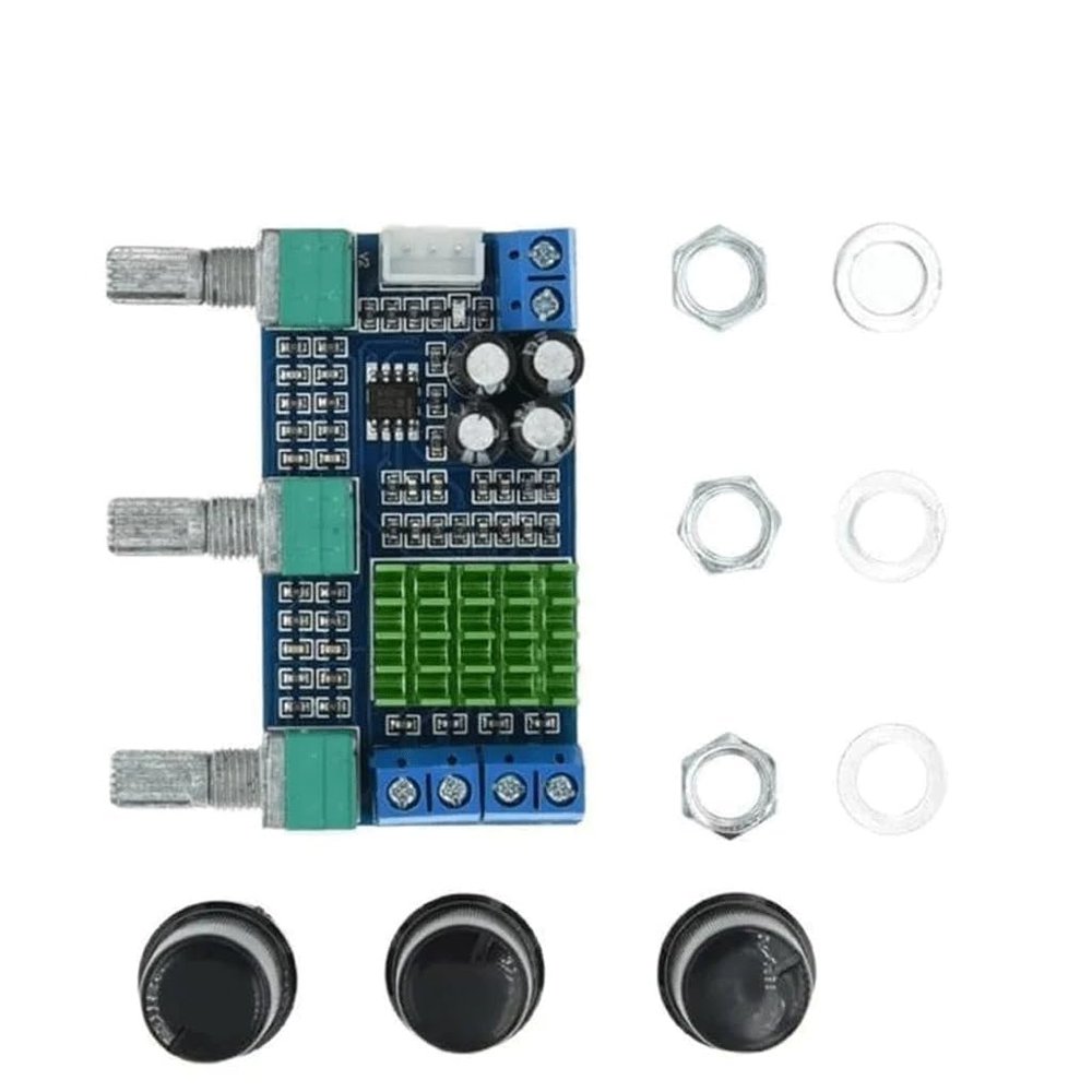 PGNEX Channel Digital Audio Treble Bass Regulating Preset Pre Amplifier Board Module