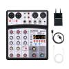 PGNEX 4 Channels Audio Sound Mixer Mixing DJ Console with 48V Phantom Power 16 DSP Effects view 1