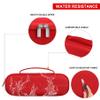 Supmay Hard Carrying Case for Beats Pill - Wireless Bluetooth Speaker, Wireless Portable Speaker Protection Case with Mesh Pocket for Charging Cables, Red view 3