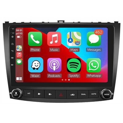 (2G+32G) 10 Inch Touch Screen Android 13 Car Stereo Radio for Carplay Android Auto fit for Lexus IS250 IS350 2006-2012 Car Audio Receiver with GPS Navi Bluetooth Supports Backup Camera WiFi