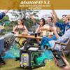 Solar Emergency Crank Radio with 16000mAh Power Bank - NOAA Weather Alert, Hand Dynamo, AM/FM Portable Radio, Bright Flashlight & Phone Charger for Power Outages, Camping, Survival Kits (Dark Green) view 4