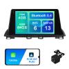 4+64G Android 13 Double Din Car Stereo for Mazda 3 Axela 2014-2019 with 9 Inch Touchscreen Radio Built-in Wireless Carplay/Android Auto/GPS/Bluetooth/FM/AUX-in/Steering Wheel Controls/Backup Camera view 1