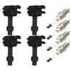 ECCPP Ignition Coil Coils&iridium Spark Plugs UF365 for Volvo S40 2000-2004, V40 2000-2004, 1.9L set of 4 view 1