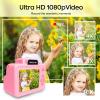 Kids Instant Camera Print Photos Instantly, Toy Camera That Printing Pictures, Instant Prints Cameras Gift for Toddler Girls & Boys Aged 3-12 (Pink) view 3