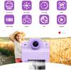 Kids Instant Camera Print Photos Instantly, Toy Camera That Printing Pictures, Instant Prints Cameras Gift for Toddler Girls & Boys Aged 3-12 (Purple) view 2