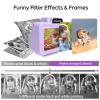 Kids Instant Camera Print Photos Instantly, Toy Camera That Printing Pictures, Instant Prints Cameras Gift for Toddler Girls & Boys Aged 3-12 (Purple) view 4