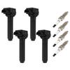 ECCPP Ignition Coil Coils&iridium Spark Plugs UF814,for Mitsubishi Outlander 2.4L 2014 2015 2016 2017 set of 4 view 1