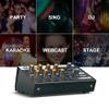 PGNEX Mini Audio Mixer Portable Switchable Stereo 4 & Mono 8 Channels Microphone DJ Controller view 3
