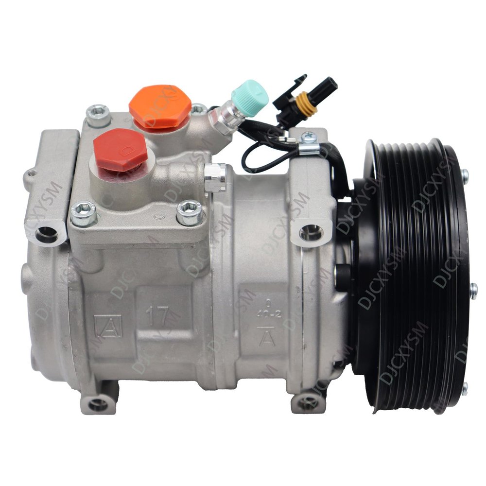 3947020 10PA17C 12V A/C Compressor Compatible with JD Engine 4045 6068 Tractor 5210 5520 5725 6403 6603 7630 7930 5520N 6100D 8100T 8400T