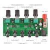 PGNEX 4 Ways Stereo Mixer Board Audio Source Reverberator Driver headphone amplifier Mixing Board DIY Four inputs output(D) view 2
