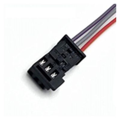 3 Pin Stereo Connector Wiring Harness Tweeter Atmosphere Light Treble Pigtail Fit Compatible 1-968700-1 1C0973119B(3P Female,1Pc)