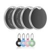 Invisible Guard Finder Tag-4 Pack, Bluetooth Tracker Works with Apple Find My(iOS Only)-Waterproof, Replaceable Battery (BK-4PC) view 1