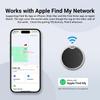 Invisible Guard Finder Tag-4 Pack, Bluetooth Tracker Works with Apple Find My(iOS Only)-Waterproof, Replaceable Battery (BK-4PC) view 2