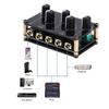 PGNEX Mini 4 Channel Stereo Line Mixer 4out 1in for Live Studio Recording Portable Passive Analog Audio Sound Mixing Console Low Noise view 2