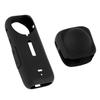2pcs Camera Protective Cover Case & Lens Guard Cap, Premium Silicone Screen Protector and Lens Cap All-Round Protection Camera Accessories Compatible with Insta 360 x4(Black) view 1
