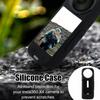 2pcs Camera Protective Cover Case & Lens Guard Cap, Premium Silicone Screen Protector and Lens Cap All-Round Protection Camera Accessories Compatible with Insta 360 x4(Black) view 2