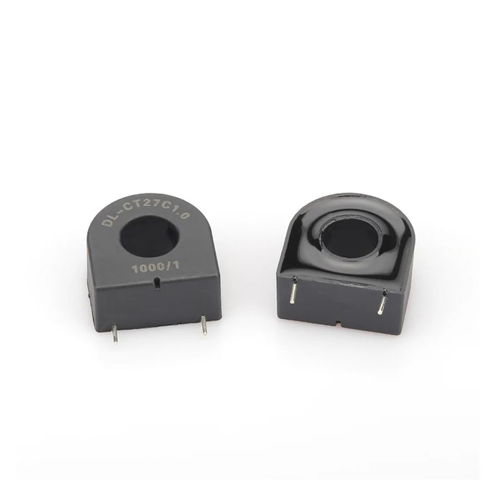 GVMUKNYE 2 Pcs Zero Sequence Current Transformer DL-CT27C2.0 1A:0.5mA 1:2000 CT27C1.0 1A1mA Small Residual Leakage Current Transformer(DL-CT27C1.0 1A-1mA)