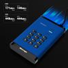 iStorage diskAshur3 HDD 500GB Blue - Secure Portable Hard Drive - Password Protected - Dust & Water Resistant - Hardware Encryption view 4