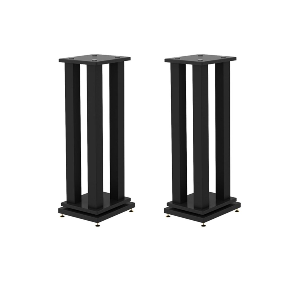 Aimery Floor Speaker Stands Pair, Professional Audio Stand Brackets, Metal Steel Floor Standing, Bookshelf Speaker Stands, Stand for Speakers(60cm/23.6in)