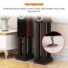 Aimery Floor Speaker Stands Pair, Professional Audio Stand Brackets, Metal Steel Floor Standing, Bookshelf Speaker Stands, Stand for Speakers(60cm/23.6in) view 4