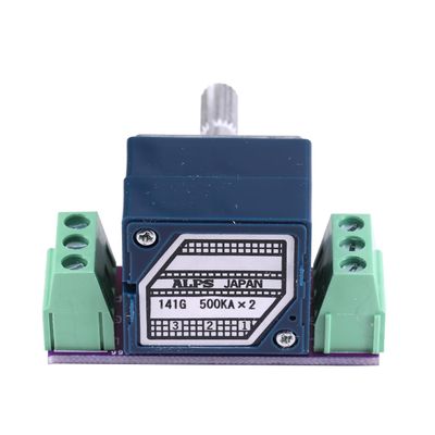 1PC Japan ALPS RK27 Log Stereo 10KA 20KA 50KA 100KA 250KA 500KA Volume Potentiometer Knurled Shaft 6mm 20% HiFi CD Audio Amplifier (Knurled Shaft RK27 500KA 1PC)
