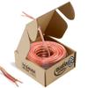 Audio Express 40ft 14-Gauge Stereo Speaker Wire, 12.19m, 2 Conductor, Polarity Marked, Clear PVC, CCA, Coil in Box, Home Theater, HiFi, Surround, Car Audio, 117 High Strand Count (.15 OD) view 1