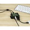 Industrial Grade Wall-Mounted USB HUB Extending 4X USB 2.0 Ports STT Technology 480Mbps Data Rate for Mac OS/Linux/Windows 11/10 / 8.1/8 / 7 / XP view 2