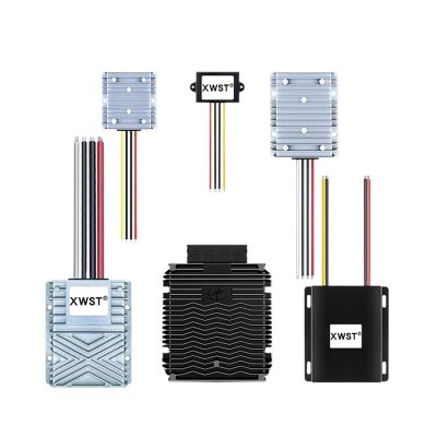 12V to 28V Power Converter 12V to 28V DC Booster DC-DC Module 1A to 50A(124 Silver Shell 26A with ACC)