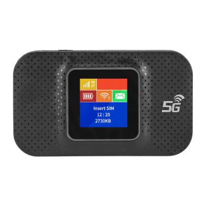 EBTOOLS Mobile Hotspot, 4G LTE Mobile Hotspot with SIM Card Slot, Up to 10 Users, Network Router, Portable Router for Phone Tablet Laptop (Black)