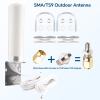 BOOBRIE 4G LTE/5G Antenna 10dBi High Gain OmniDirectional Outdoor Antenna 698-2700 3300-3800MHz SMA 16.4Ft Low Loss Cable TS9 Connector for 4G LTE 5G Router CPE Modem Gateway Cellular Trail Camera view 2
