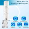 BOOBRIE 4G LTE/5G Antenna 10dBi High Gain OmniDirectional Outdoor Antenna 698-2700 3300-3800MHz SMA 16.4Ft Low Loss Cable TS9 Connector for 4G LTE 5G Router CPE Modem Gateway Cellular Trail Camera view 3