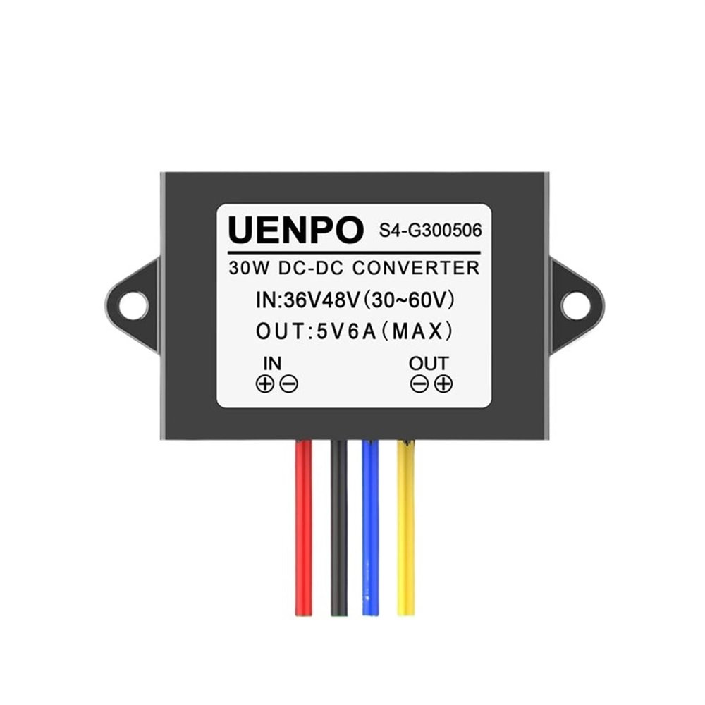 Isolation power supply 48V to 5V step-down module 30V-60V voltage regulator 36V to 5V DC power converter(30 60V to 5V 6A)