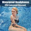 Bone Conduction Headphones Swimming Headphones Ipx8 Waterproof Earbuds For Swimming With Built-In Mp3 Player 8G Memory Bluetooth 5.3 Open Ear Headset Suitable For Swimming Running Cycling blue view 3