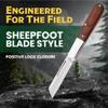 BEAR & SON Manual Sheepsfoot Large Barlow Pocket Knife - High Carbon Stainless Steel Blade - Lightweight Everyday Carry - 4" Classic Folding Knife Made in USA - Slim Rosewood Handle - 2180R view 2