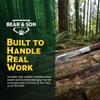 BEAR & SON Manual Sheepsfoot Large Barlow Pocket Knife - High Carbon Stainless Steel Blade - Lightweight Everyday Carry - 4" Classic Folding Knife Made in USA - Slim Rosewood Handle - 2180R view 4