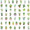 QIPWM 50Pcs Cute Cactus Stickers, Plants Decorative Vinyl Laptop Kids Stickers Pack, Kids Classroom Prizes (Cactus) view 2