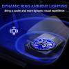 Andeman 1000W Car Subwoofer, 10'' Slim Under Seat Powered Car Subwoofer w/Built-in Amplifier & Hi/Lo Input, Bass Speaker Subwoofer with Blue LED Light, Individual Control, for Car/Truck/SUV/Jeep/MPV view 3