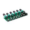 PGNEX 6 Ways Stereo Mixer Audio Distributor Mixing Board With Independent Volume Control DC5-24V 1PC 6 Inputs 1 Output view 1
