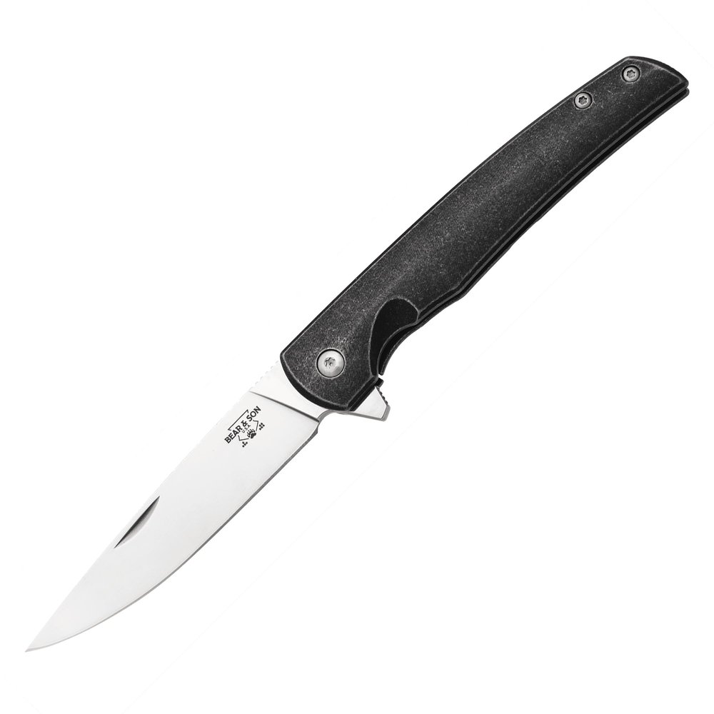 Bear & Son Ti21: 4 1/4" D2 Titanium Rancher Sideliner