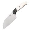 BEAR & SON - FIXED - 5" - Chopper - 440 Stainless Steel - White Smooth Bone - High Carbon Stainless Steel - WSB35 view 1