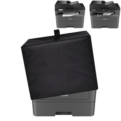 Printer Cover Anti-Static Heavy Duty Heat-Resistant Waterproof Dust Protective Printer Cover Case for Brother DCP-L2640DW Wireless Compact Laser Printer/Brother MFC-L2820DW Wireless Printer (Black)