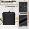 Printer Cover Anti-Static Heavy Duty Heat-Resistant Waterproof Dust Protective Printer Cover Case for Brother DCP-L2640DW Wireless Compact Laser Printer/Brother MFC-L2820DW Wireless Printer (Black) view 4