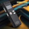 Docooler Digital Voice Recorder, 32GB Voice Activated Recorder with Noise Reduction, Voice-Activated Audio Recorder with Playback for Lectures, Meetings - Strong Magnet, Back Clip - Black view 3