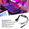 USB 2.0 Sound Card, Dual Channel Stereo Sound Device for CD Record Tape, with Professional Audacity Software, for Various Operating Systems view 2