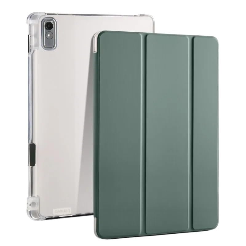 SOENS Tablet Case Suitable for Huawei MatePad SE 11 2024 Case 11" with Pencil Holder Clear Soft Cover Case AGS6-W00 Case(Dark Green)